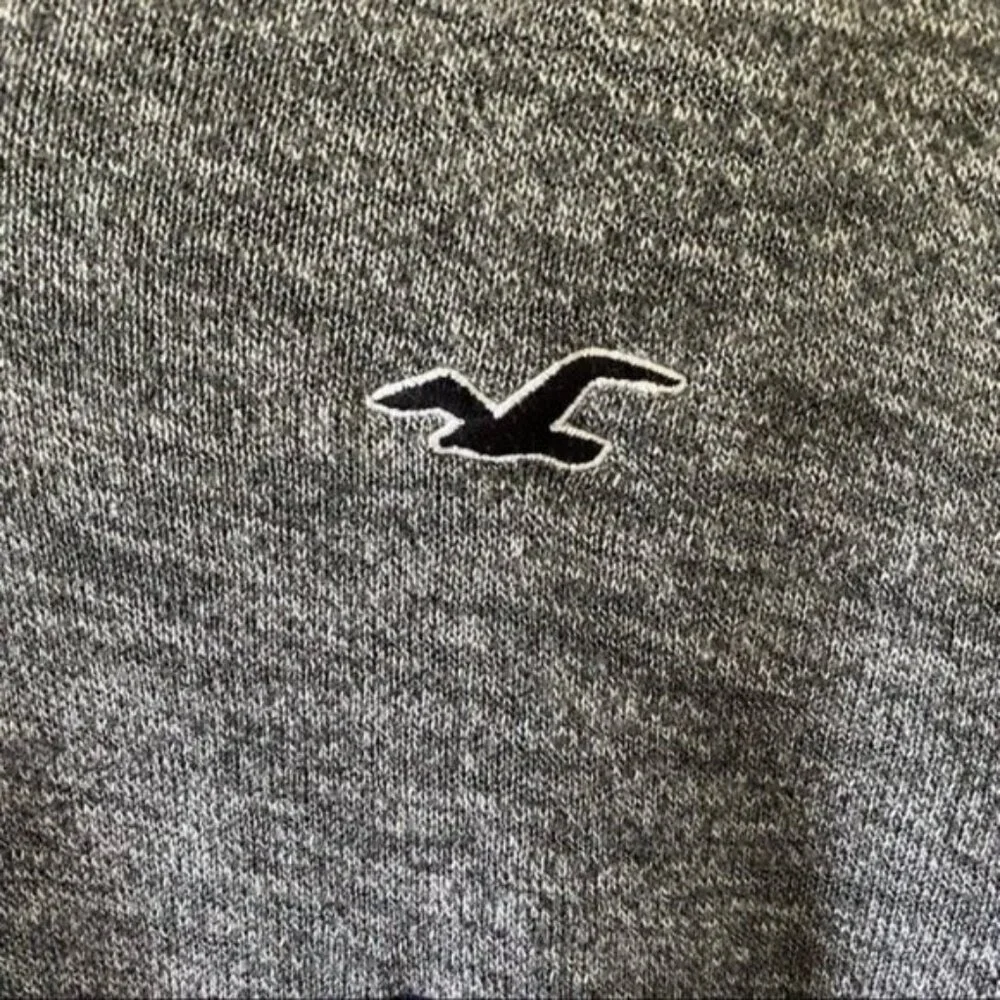 Hollister Men's Long-Sleeved Sweater Size‎ S Lighter Weight V-Neck Logo NWT